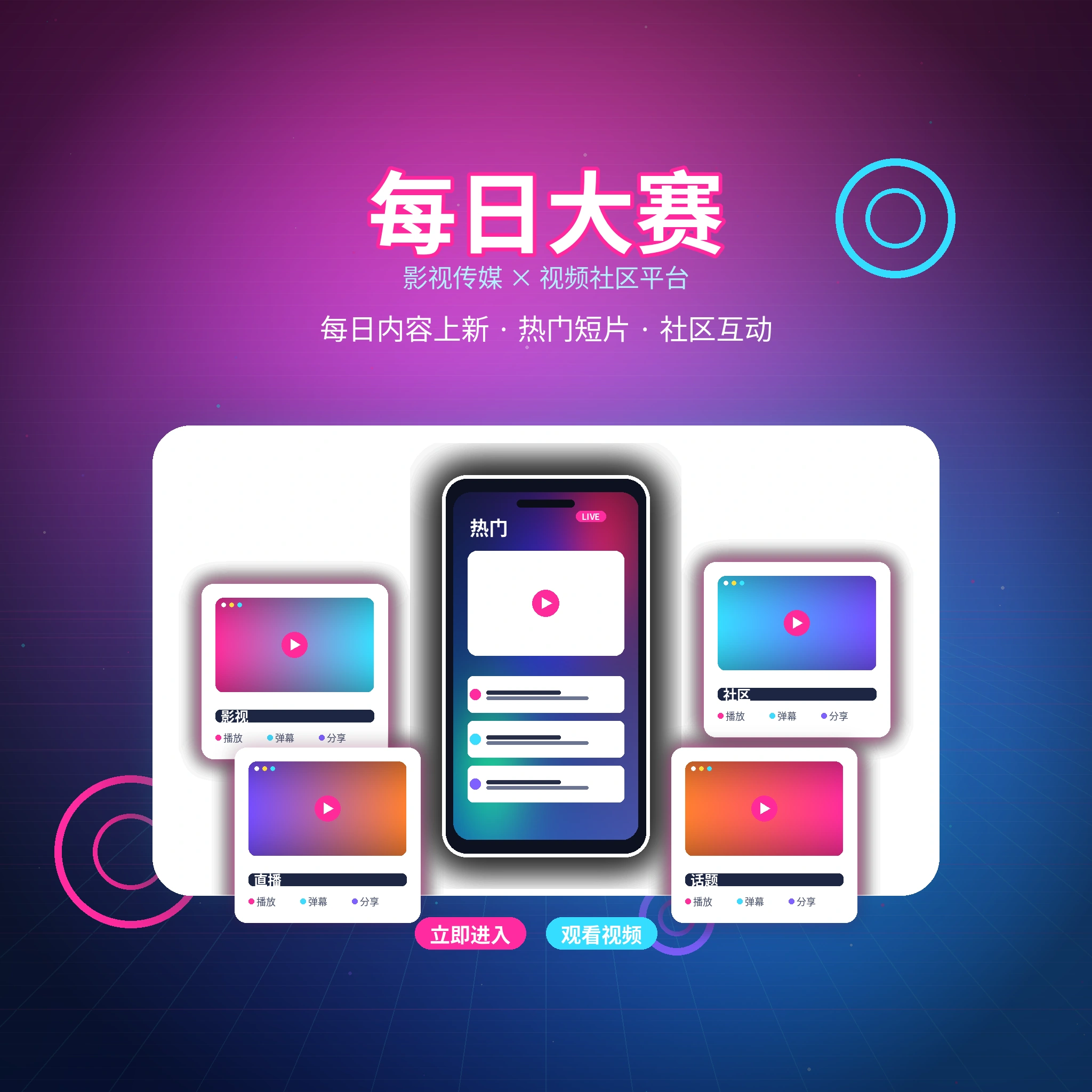 每日大赛品牌与平台愿景